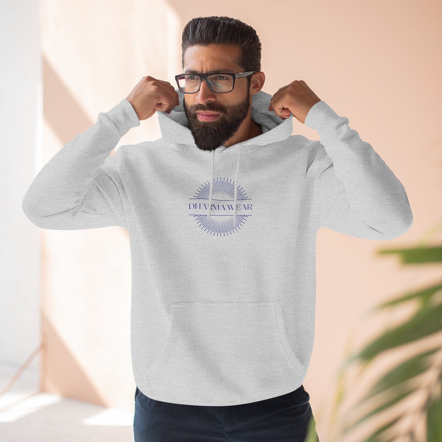 Yoga Atha Sweatshirt Fleece Hoodie, Men