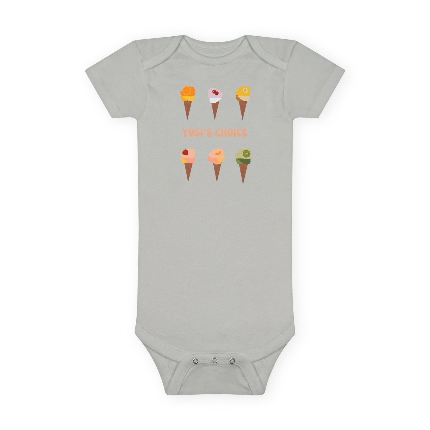 Yoga Baby Short Sleeve Organic Cotton Bodysuit