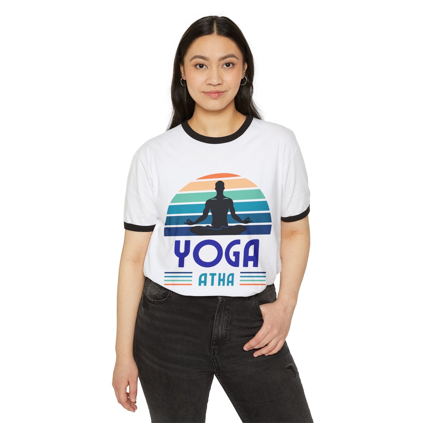 Yoga Atha Cotton Ringer T-Shirt, Men