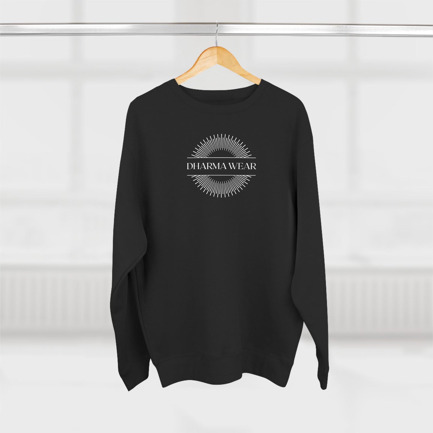 Inhale Exhale Crewneck Sweatshirt Charcoal Heather, Women