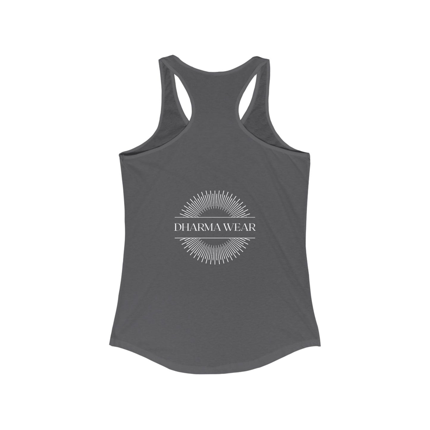 OM Gray Racerback Tank, Women