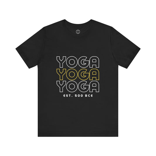 Yoga Est. 500 BCE T-Shirt Black, Men