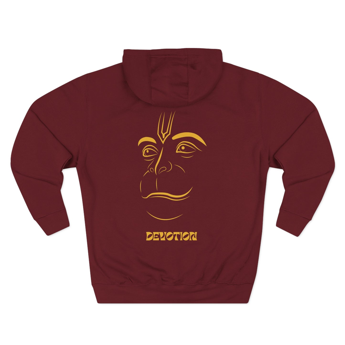 Hanuman Devotion Sweatshirt Fleece Hoodie, Men