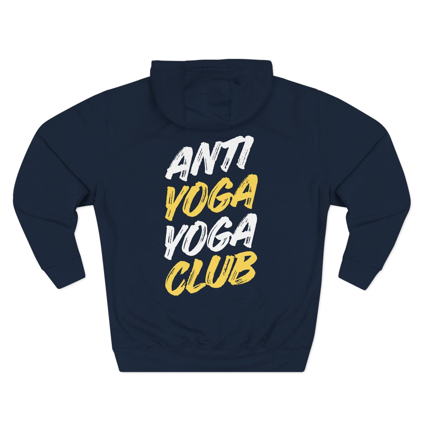 Anti Yoga Yoga Club Sweatshirt Fleece Hoodie Heather Grey, Women