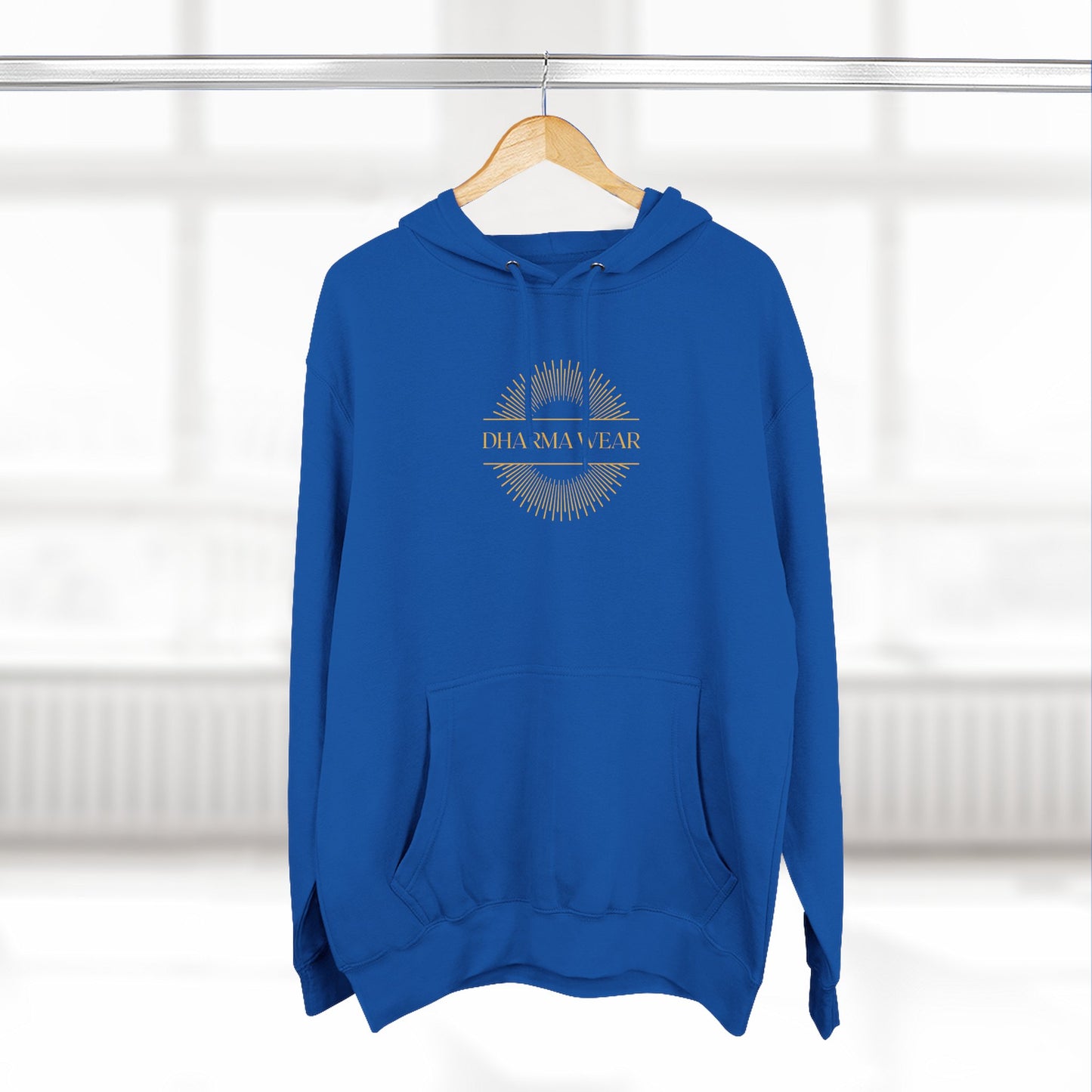 Strength, Wisdom & Courage Sweatshirt Fleece Hoodie Royal Blue, Women