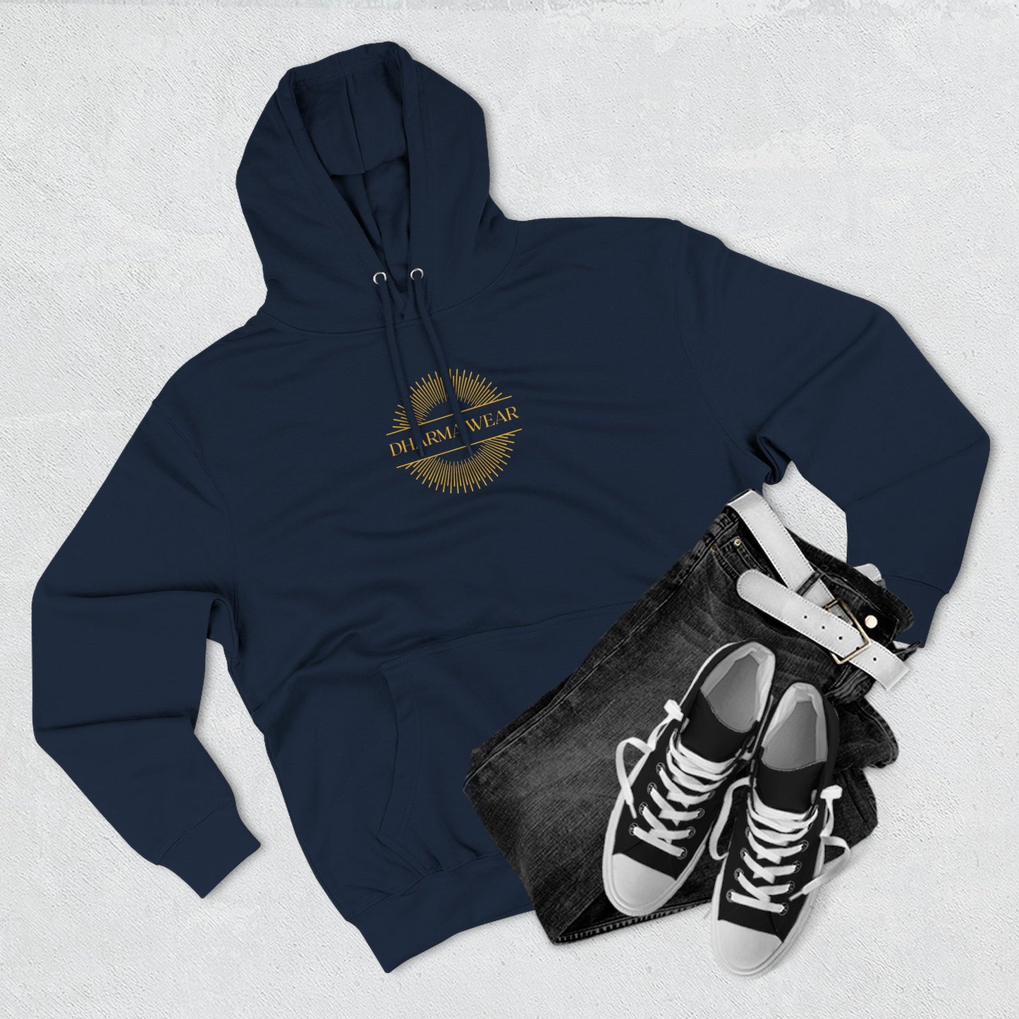 Strength, Wisdom & Courage Sweatshirt Fleece Hoodie Heather Grey, Women