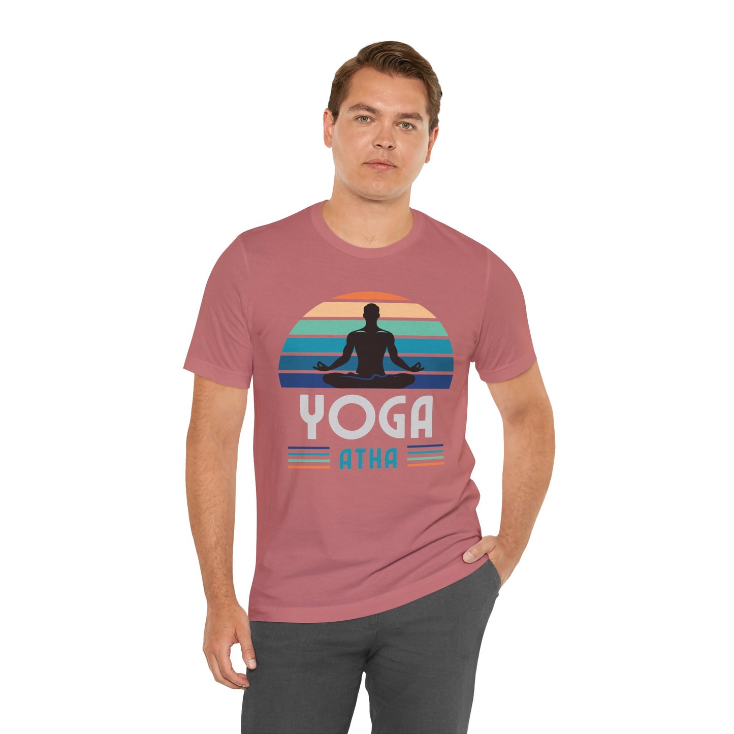 Yoga Atha Cotton T-Shirt Dark Grey, Men