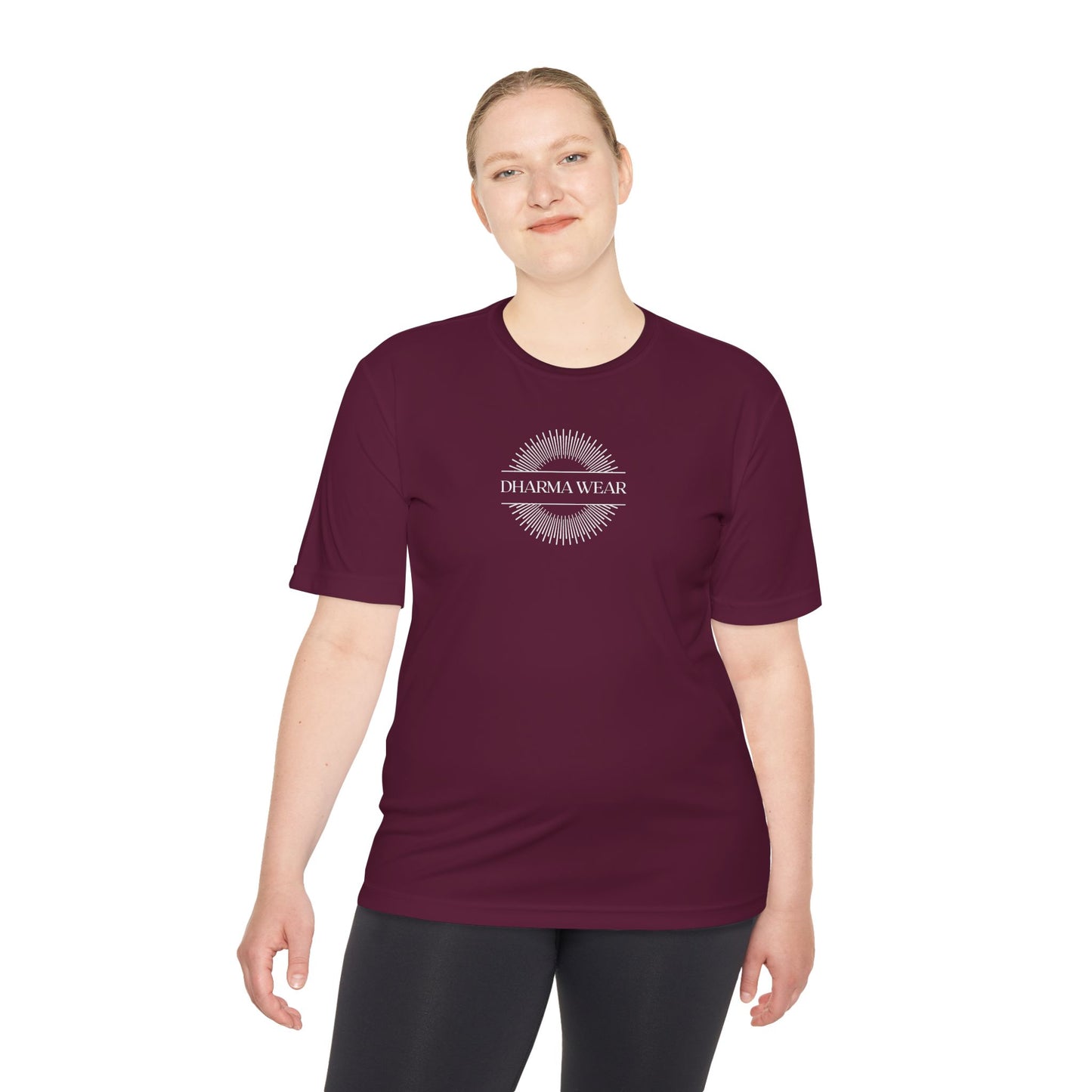 More Dharma Less Drama Moisture Wicking Tee, Women