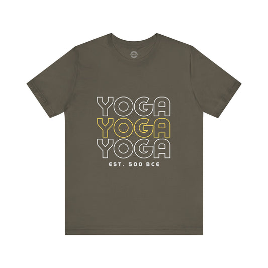Yoga Est. 500 BCE T-Shirt Army, Men