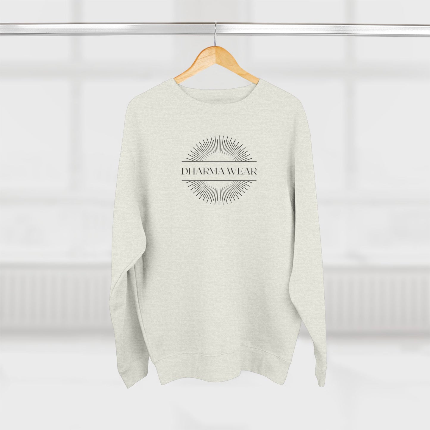 Inhale Exhale Crewneck Sweatshirt Black, Women