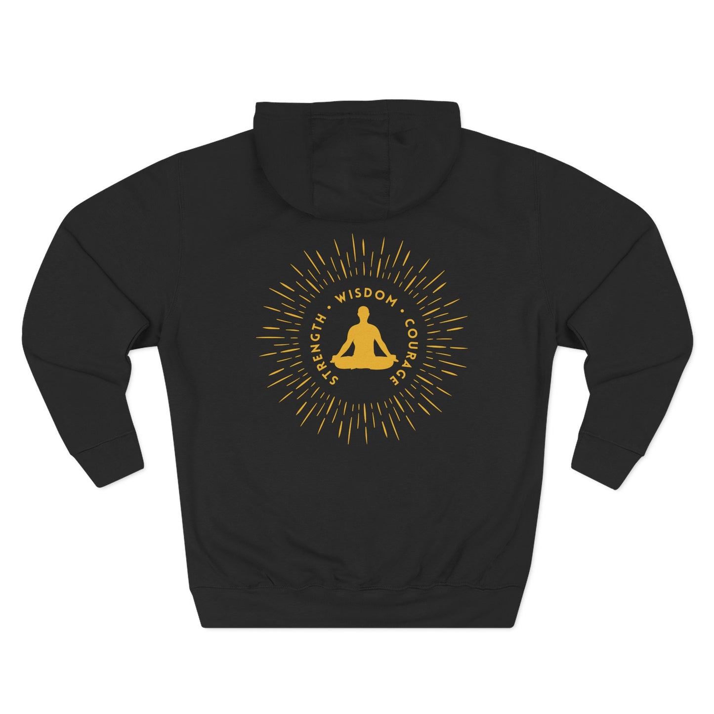 Strength, Wisdom & Courage Sweatshirt Fleece Hoodie, Men