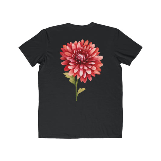 Flower Stem Tee Black, Mens