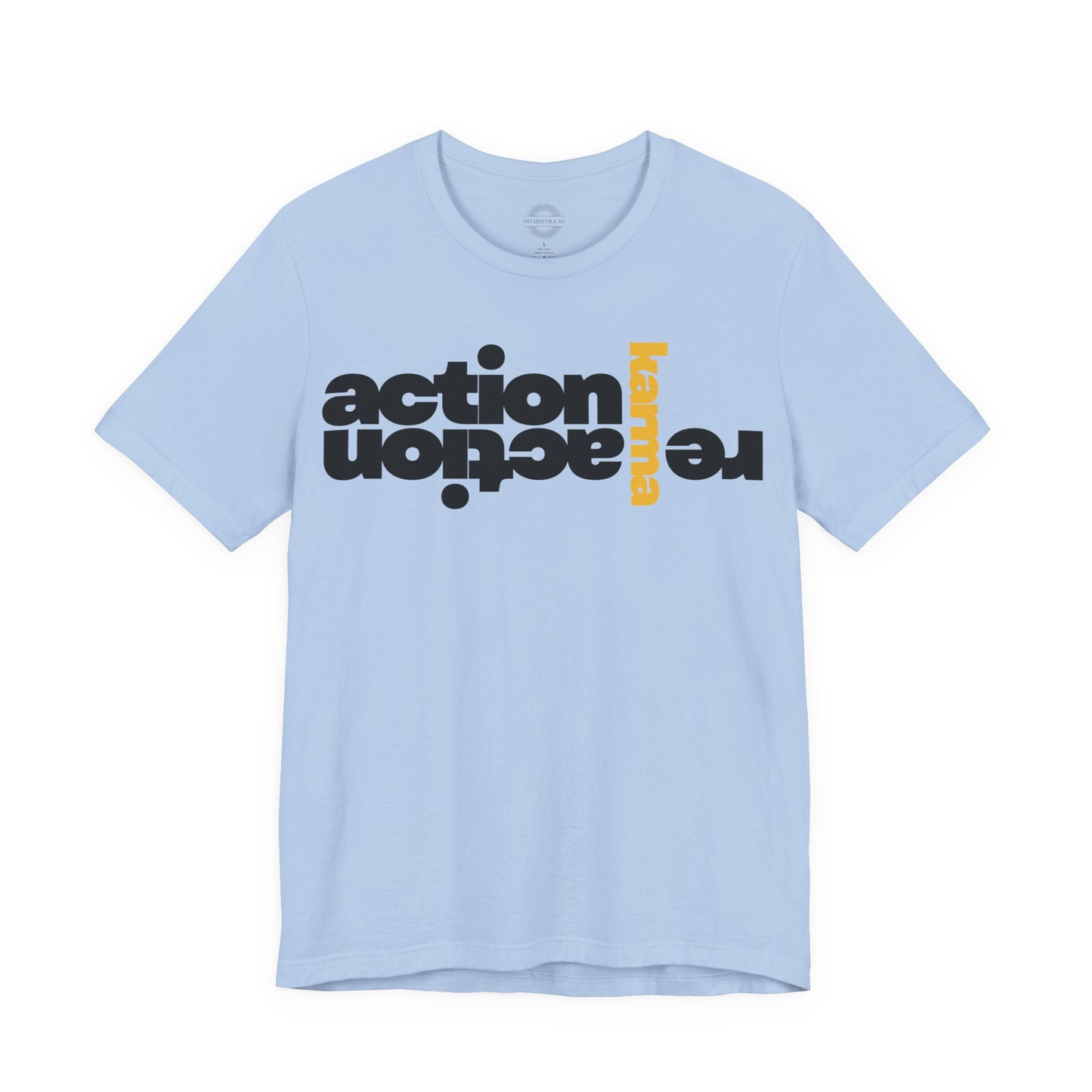 Action Reaction Karma Tee, Gray