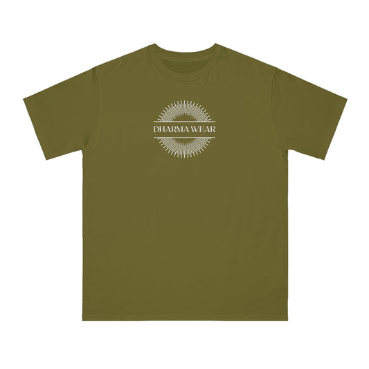 Logo Organic Cotton Unisex T-Shirt Olive, Men