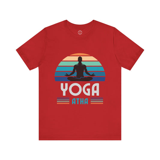 Yoga Atha Cotton T-Shirt Red, Men