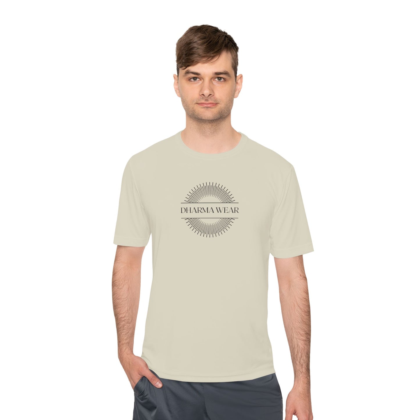 Logo Athletic Tee Sand, Men