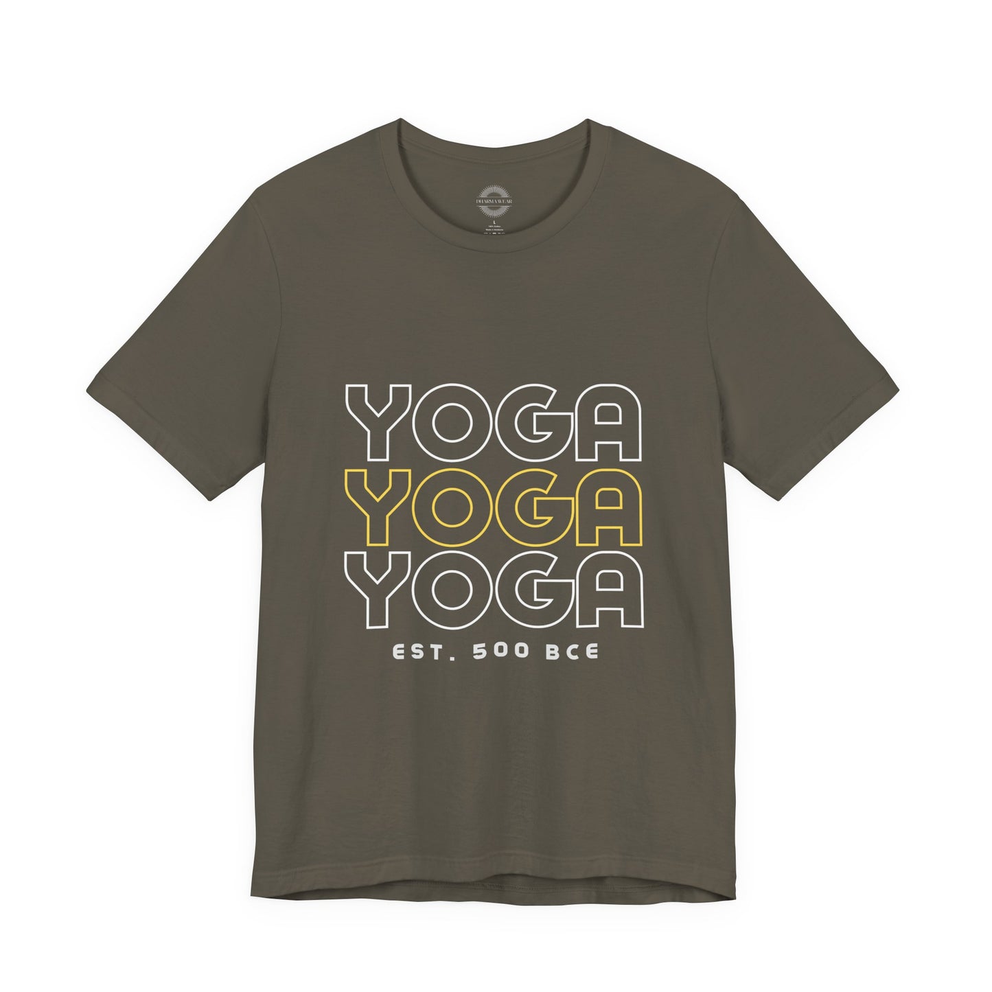 Yoga Est. 500 BCE T-Shirt Dark Grey, Men