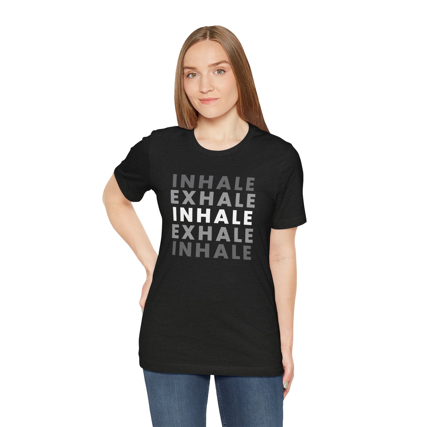 Inhale Exhale Cotton T-Shirt, Women