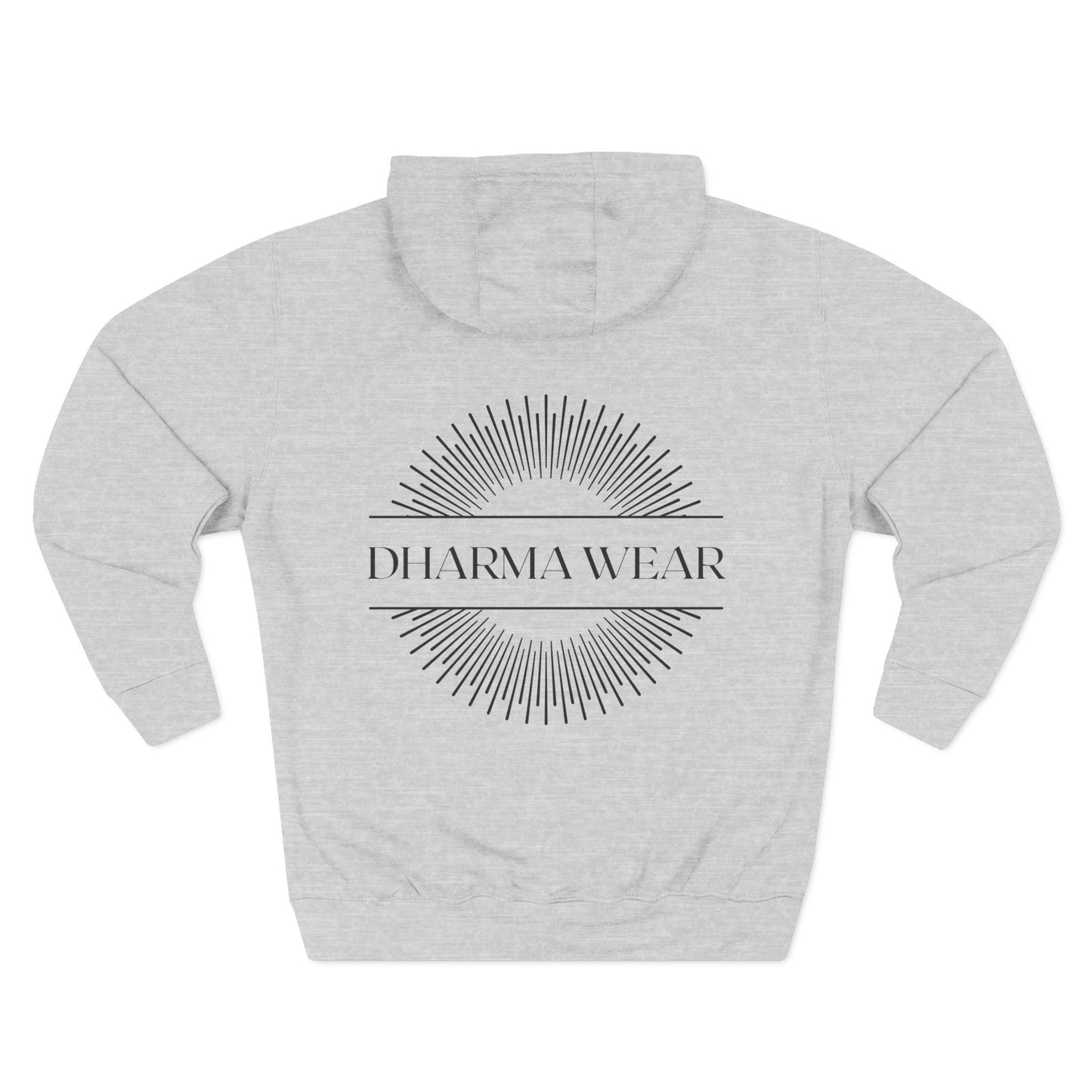 Ganesha Sweatshirt Fleece Hoodie Charcoal Heather, Women