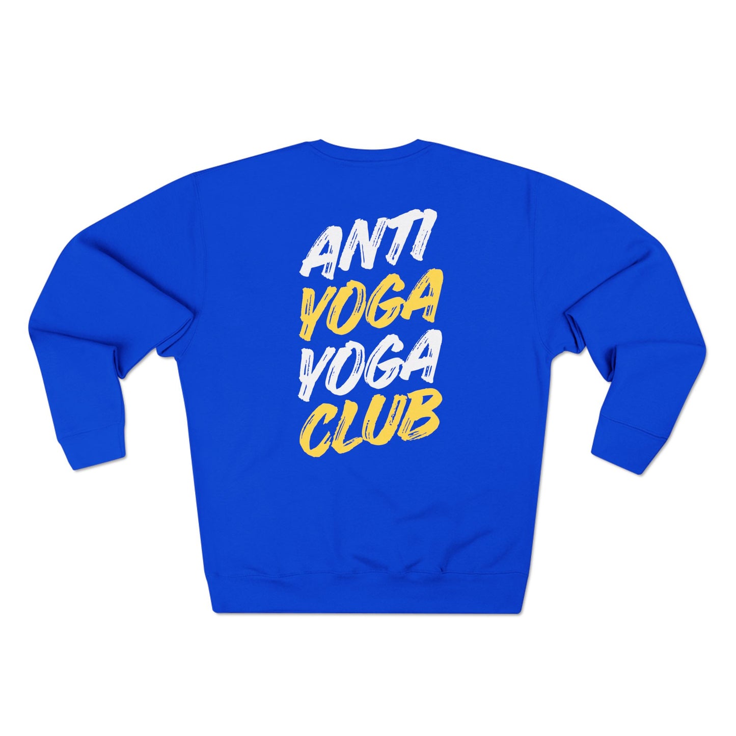 Anti Yoga Yoga Club Crewneck Sweatshirt Royal Blue, Women