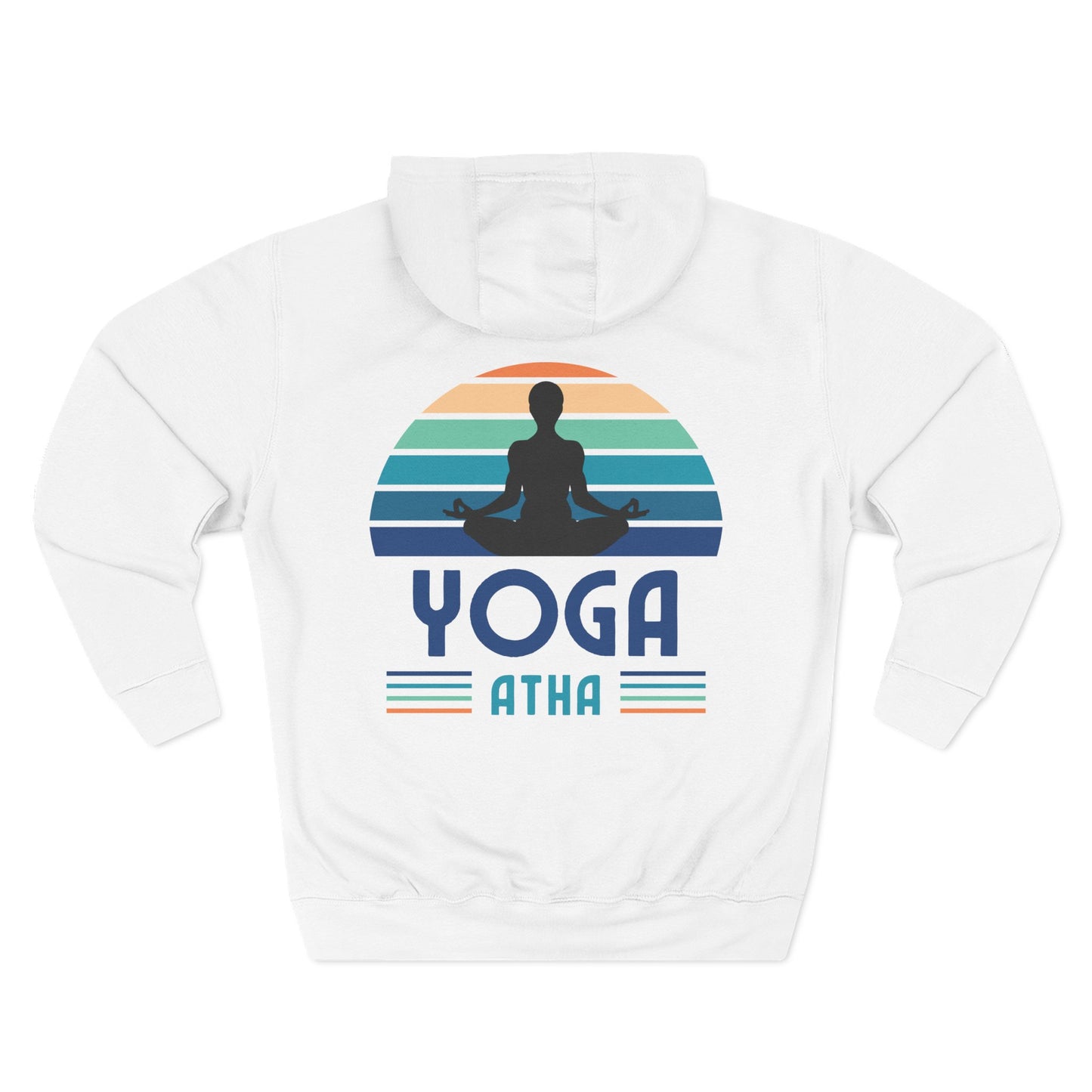 Yoga Atha Sweatshirt Fleece Hoodie Navy, Women