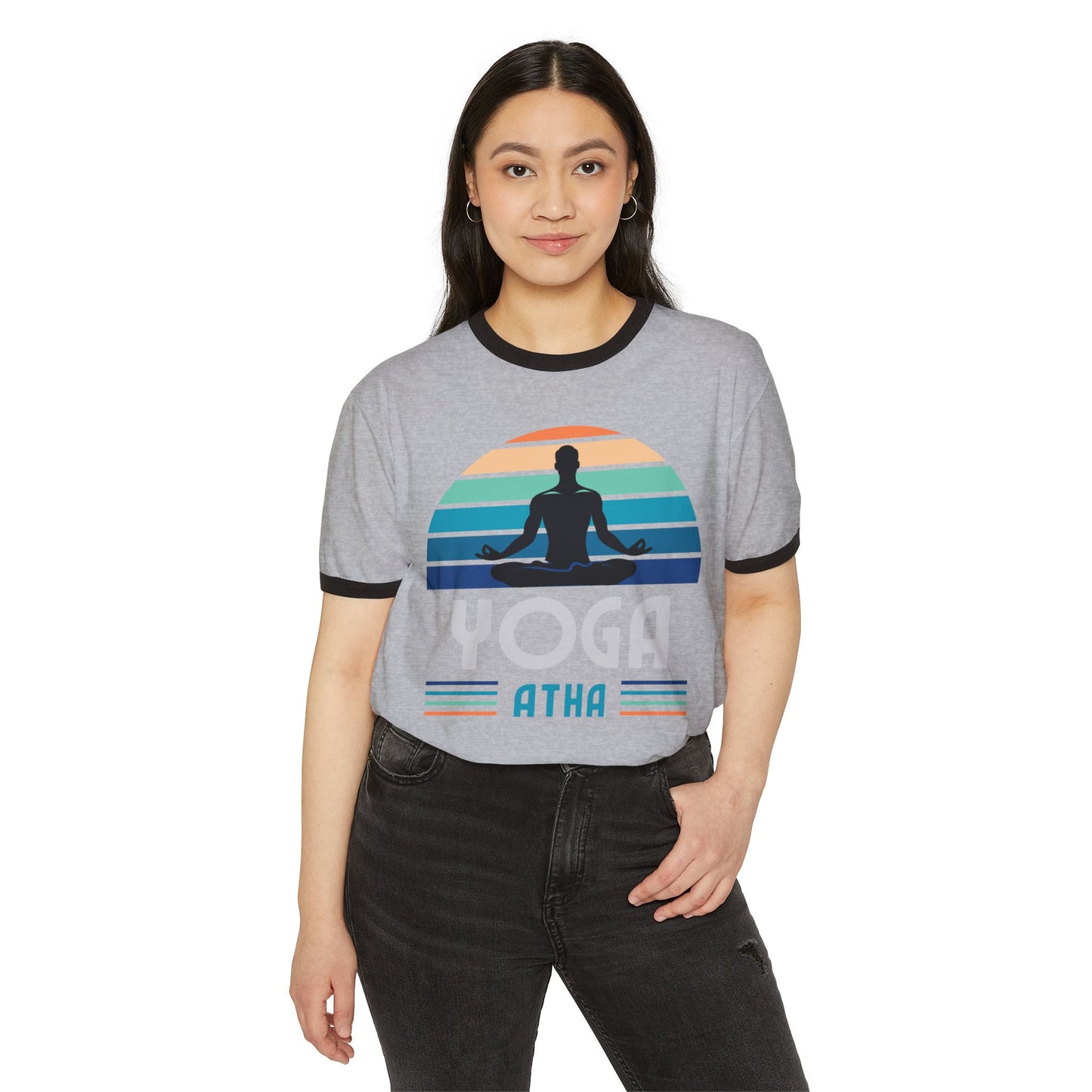 Yoga Atha Cotton Ringer T-Shirt, Men