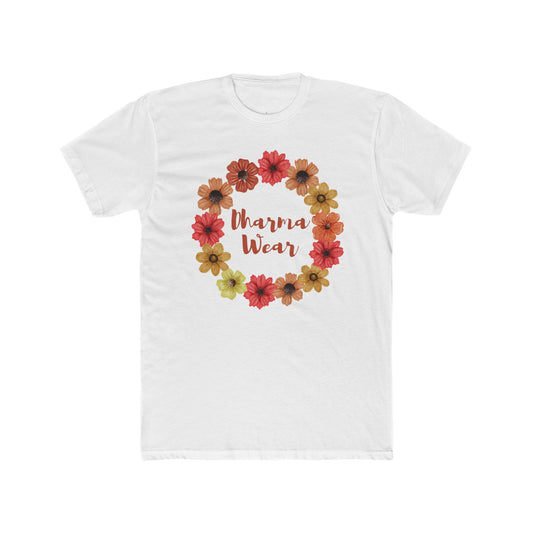 Flower Power T-shirt Solid White, Men