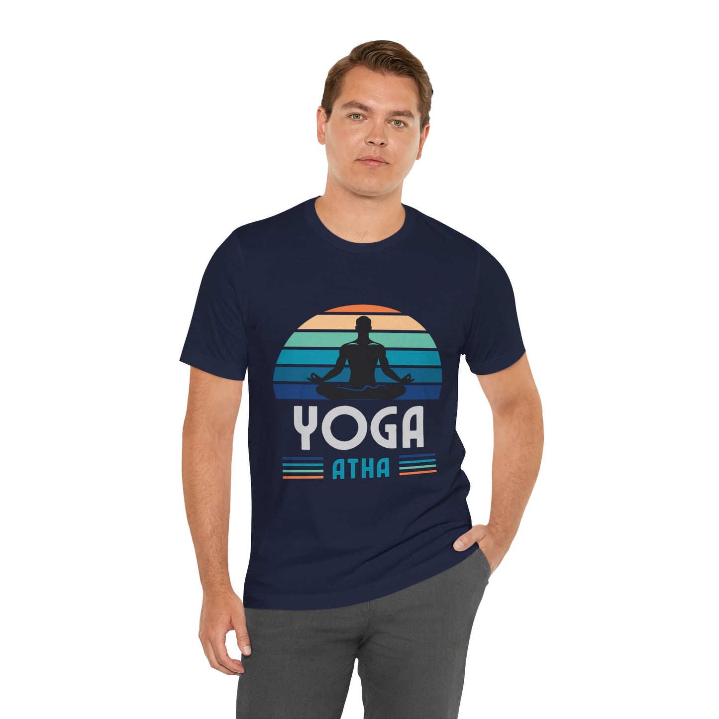 Yoga Atha Cotton T-Shirt Heather Kelly, Men