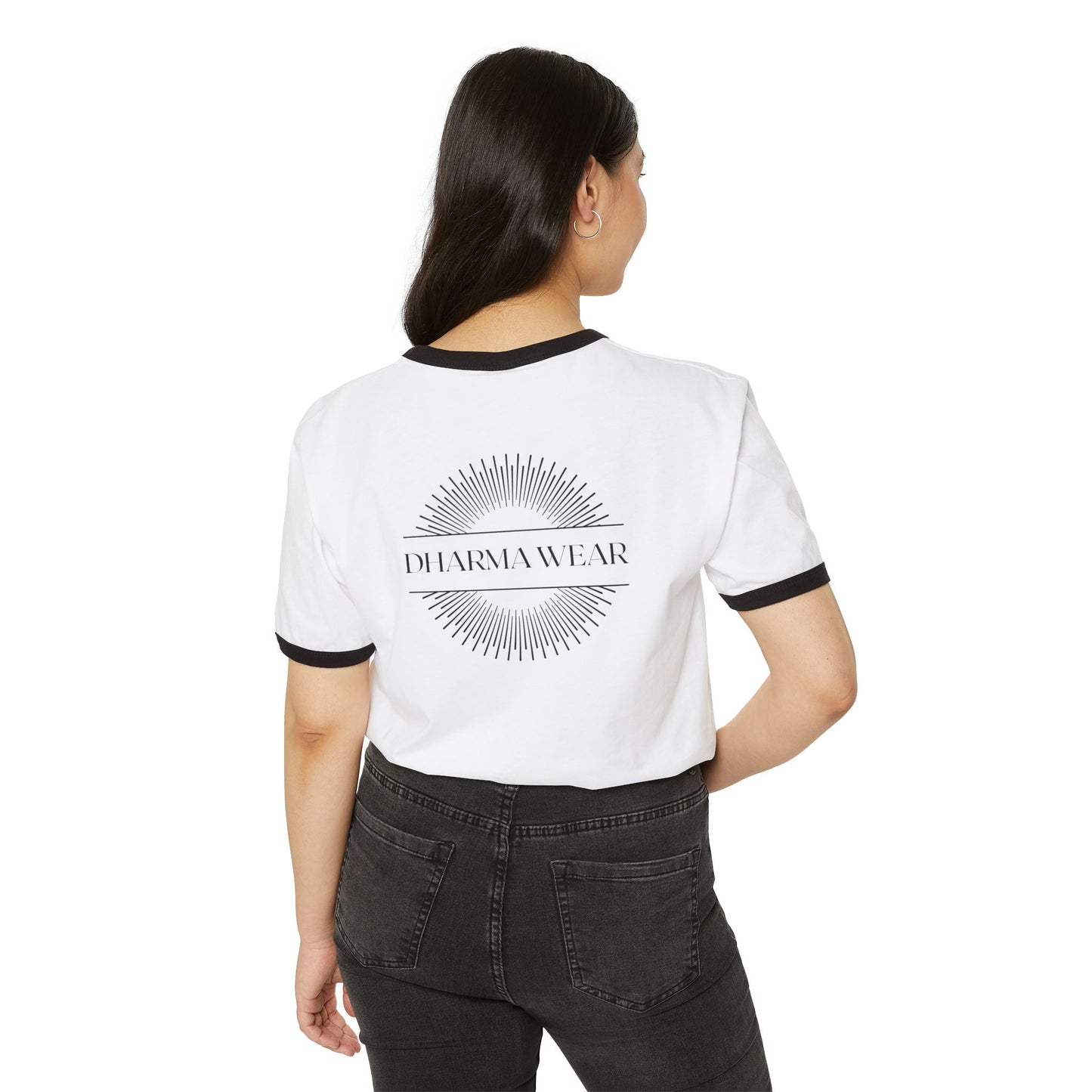 Atha Yoga Cotton Ringer T-Shirt, Women