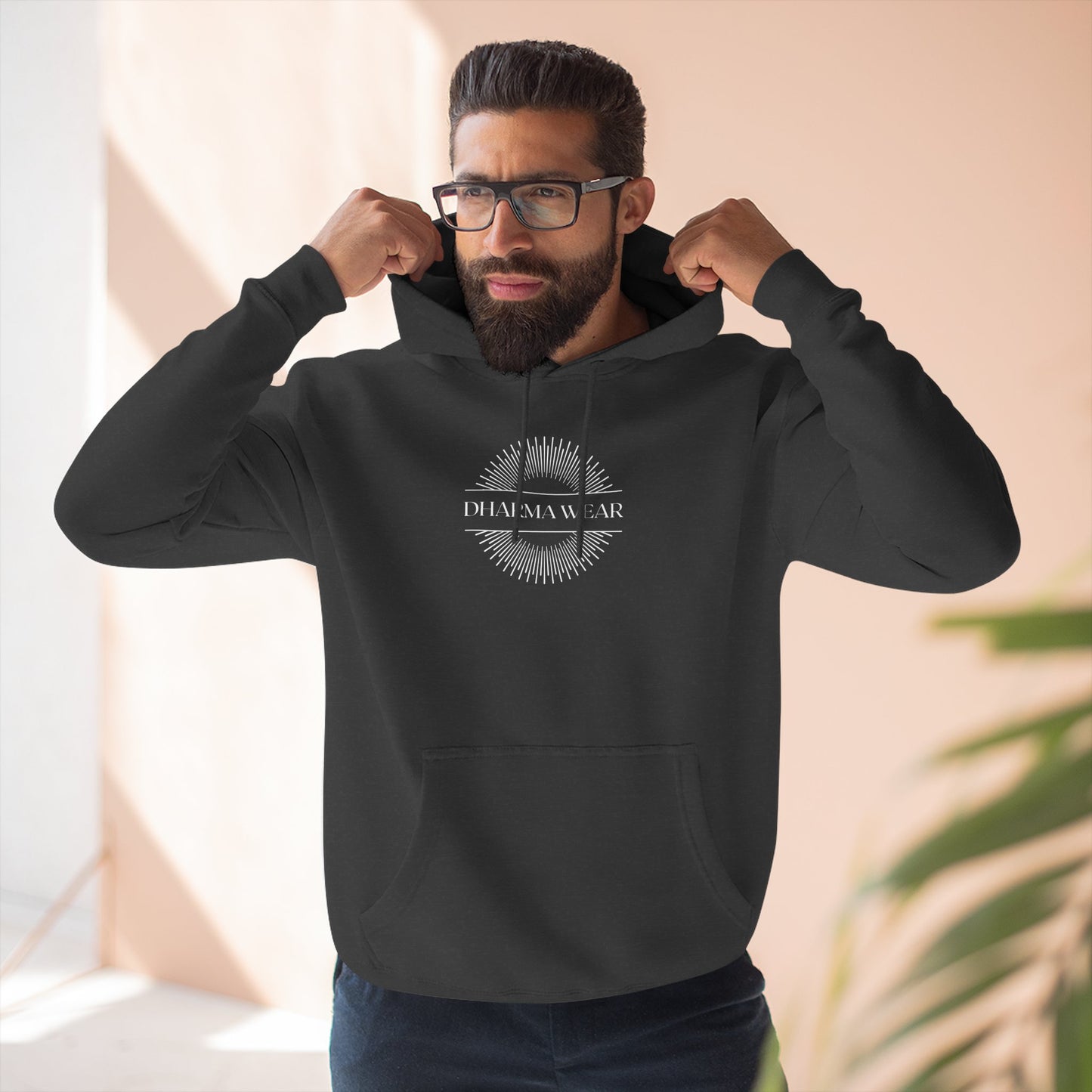 Yoga Atha Sweatshirt Fleece Hoodie, Men