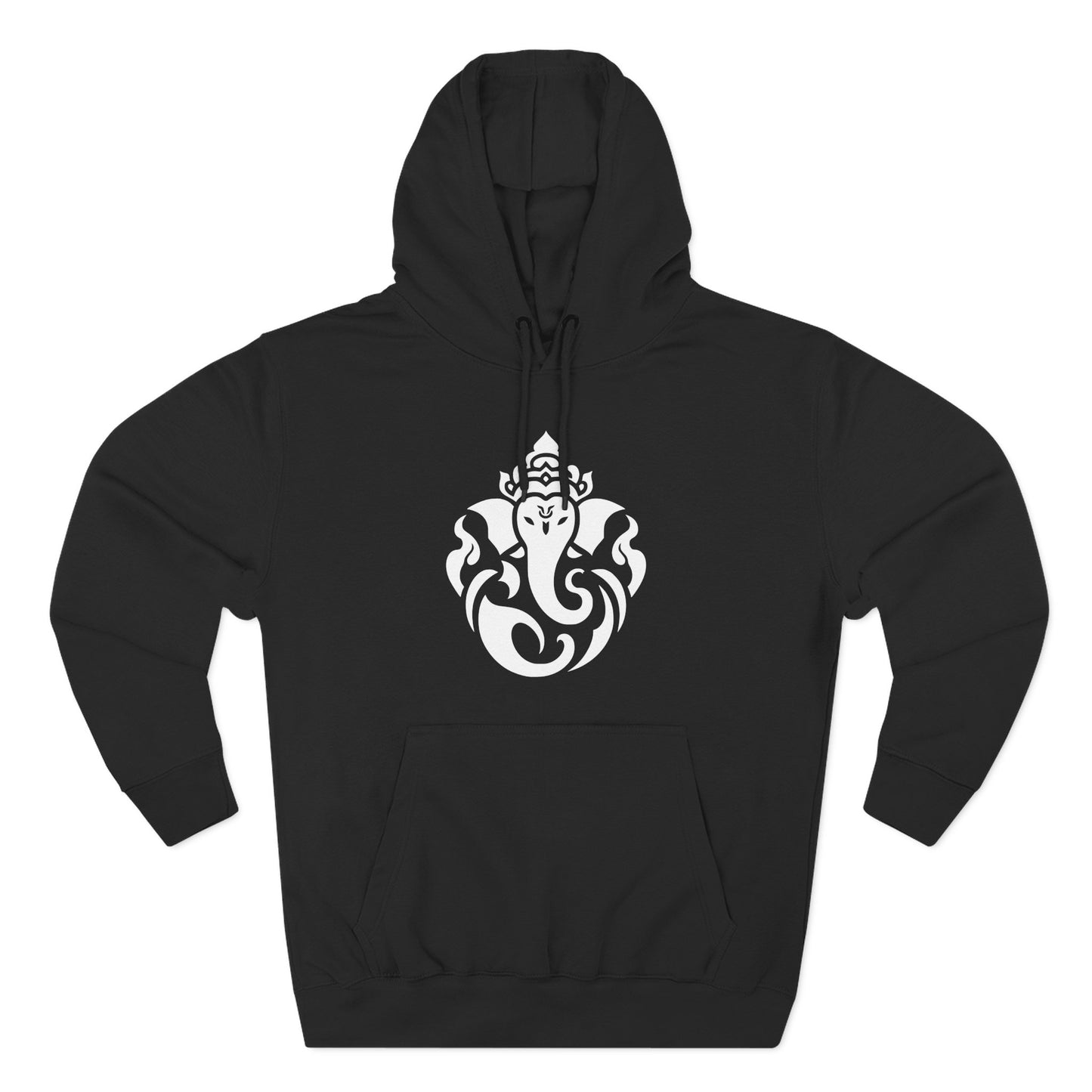 Ganesha Sweatshirt Fleece Hoodie Charcoal Heather, Women