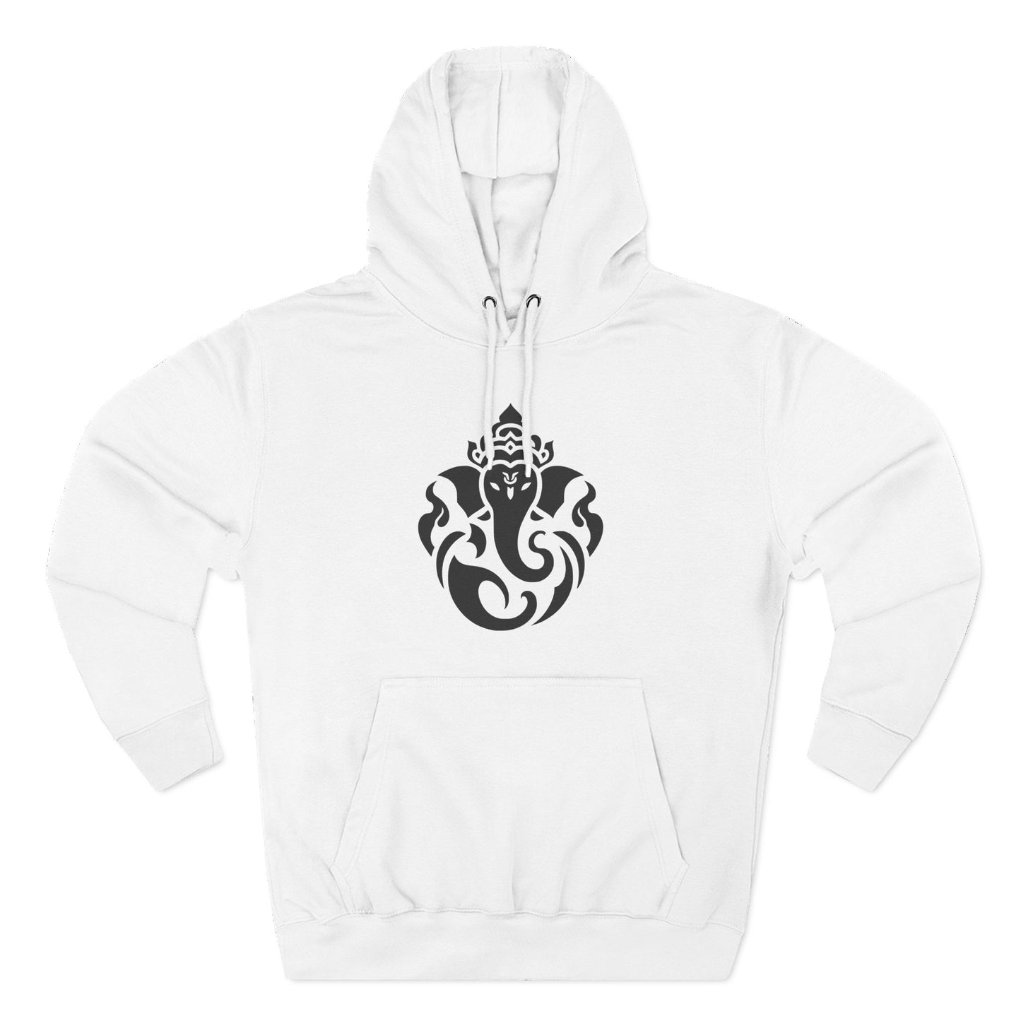Ganesha Sweatshirt Fleece Hoodie Charcoal Heather, Women