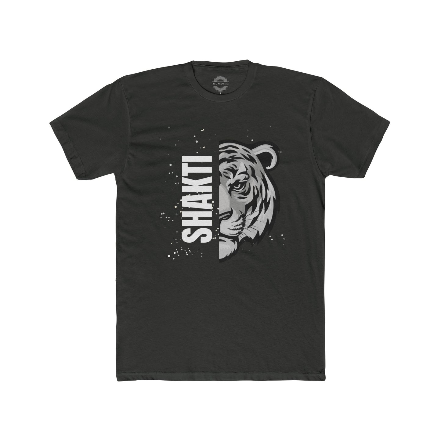 Shakti Tiger Crew T-Shirt Solid Military Green, Men