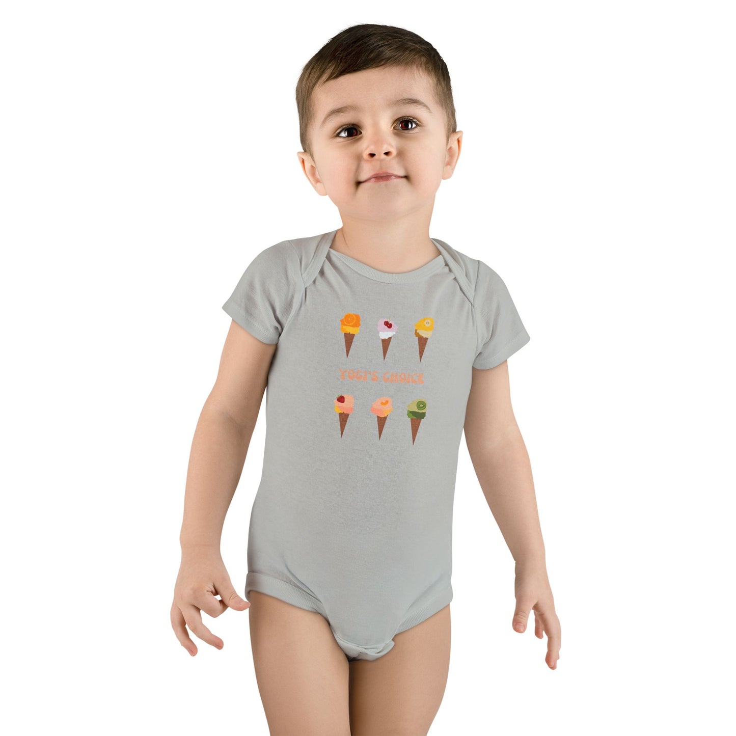 Yoga Baby Short Sleeve Organic Cotton Bodysuit