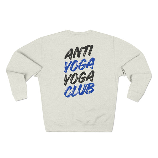 Anti Yoga Yoga Club Crewneck Sweatshirt Oatmeal Heather, Women