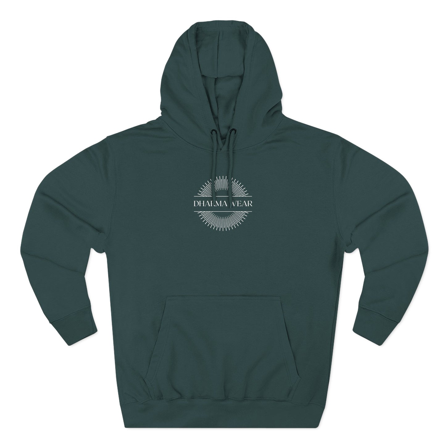 Inhale Exhale Sweatshirt Fleece Hoodie Sports Green, Women