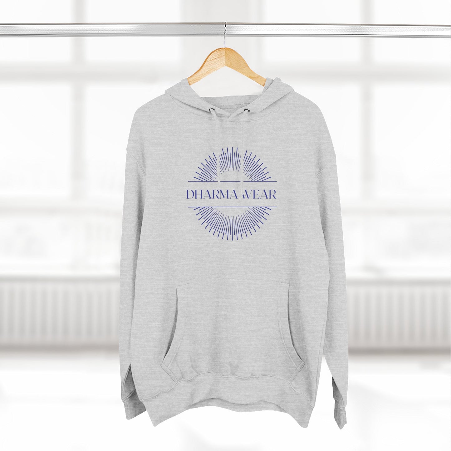 Strength, Wisdom & Courage Sweatshirt Fleece Hoodie Navy, Women