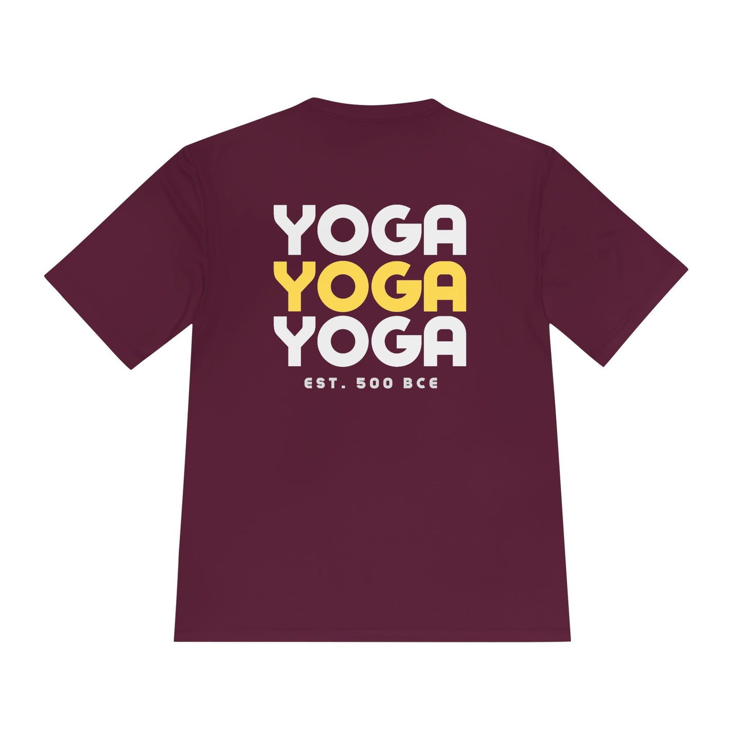 Yoga Est. 500 BCE Moisture Wicking Tee, Men