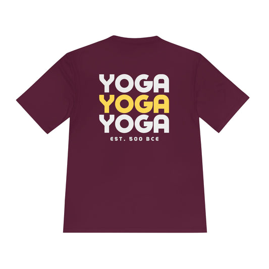 Yoga Est. 500 BCE Moisture Wicking Tee, Men