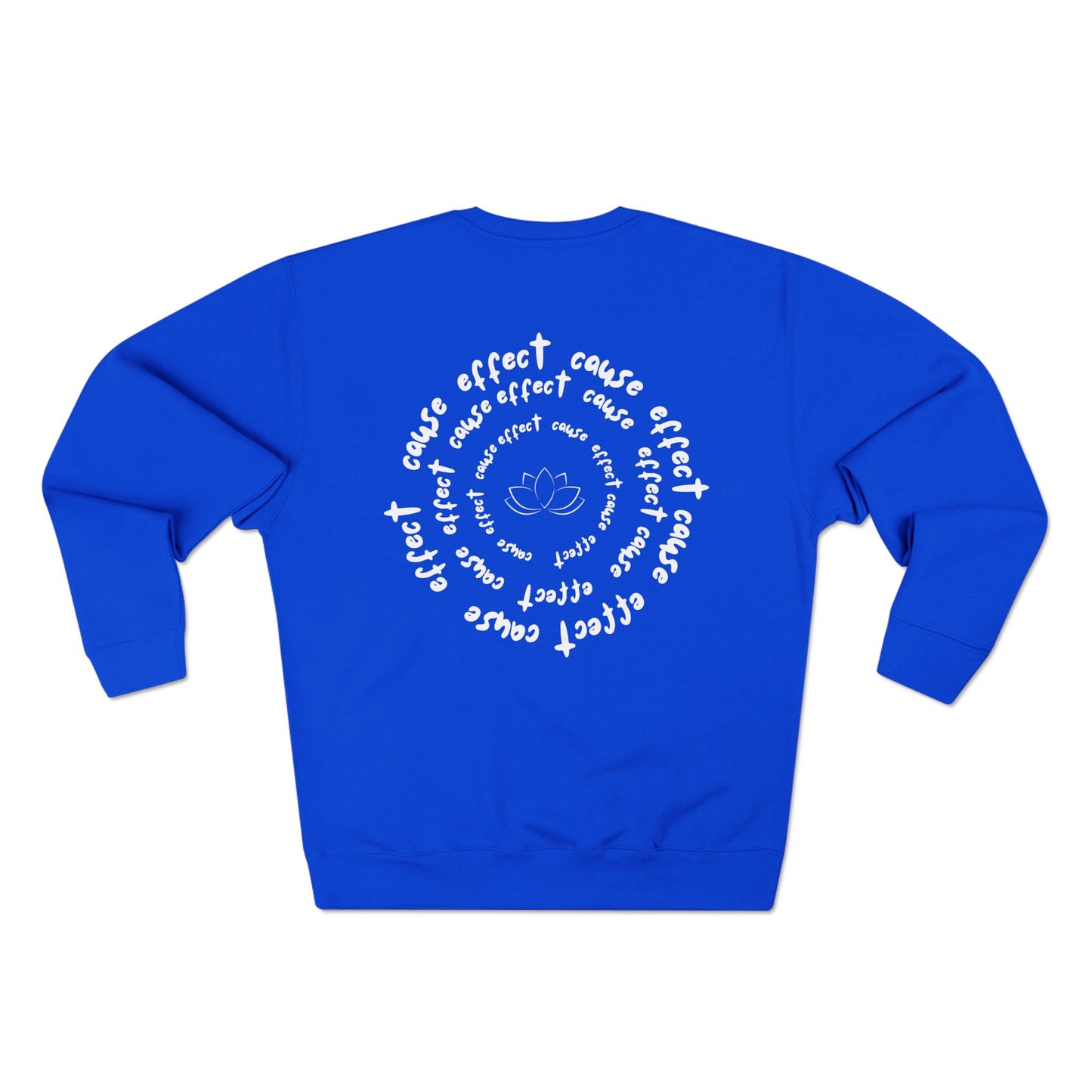 Karma Cause and Effect Crewneck Sweatshirt Navy, Women