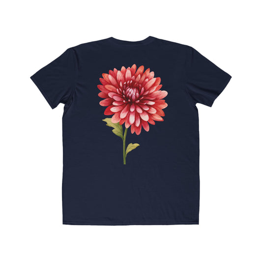 Flower Stem Tee Navy, Mens