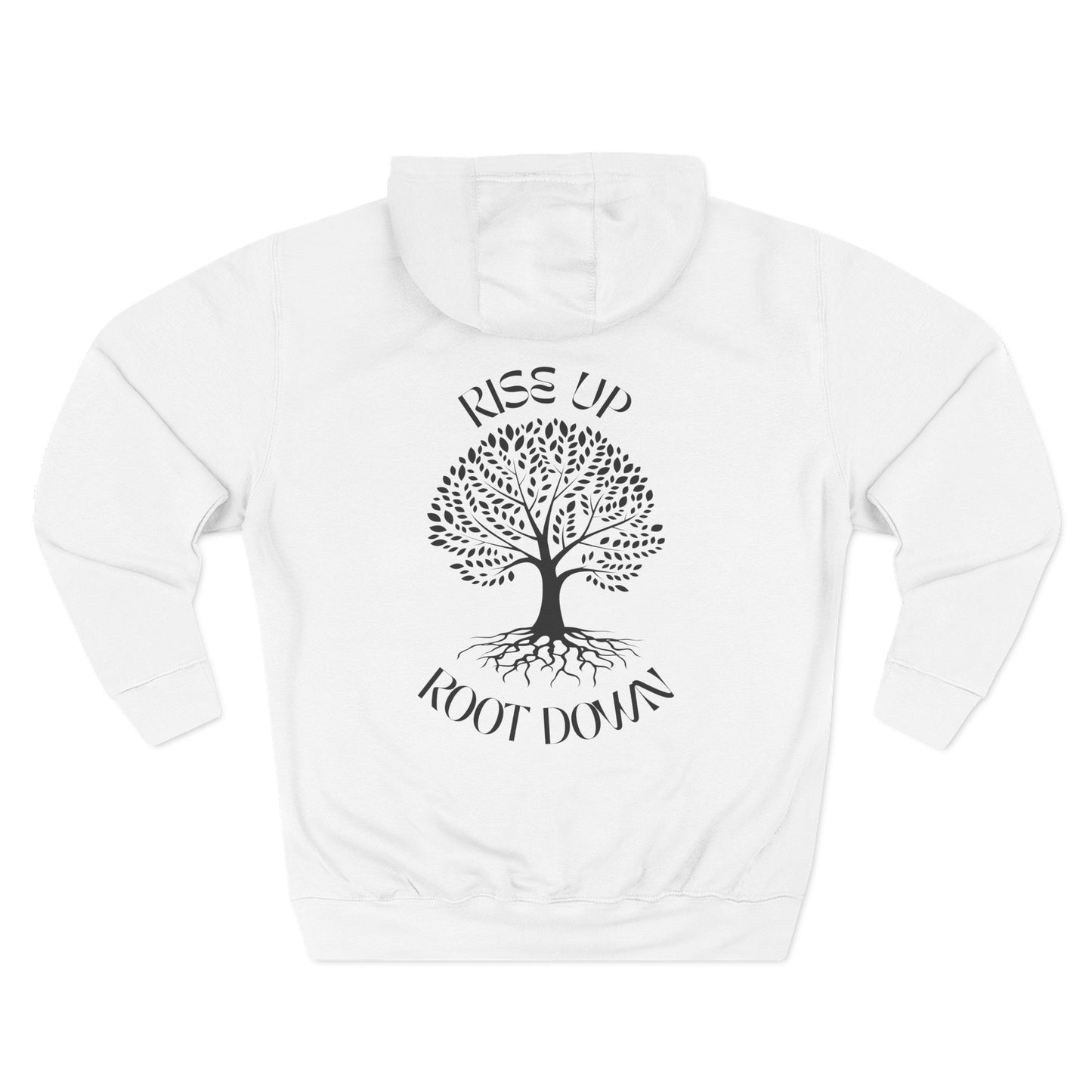 Root Down To Rise Up Sweatshirt Fleece Hoodie Black, Women
