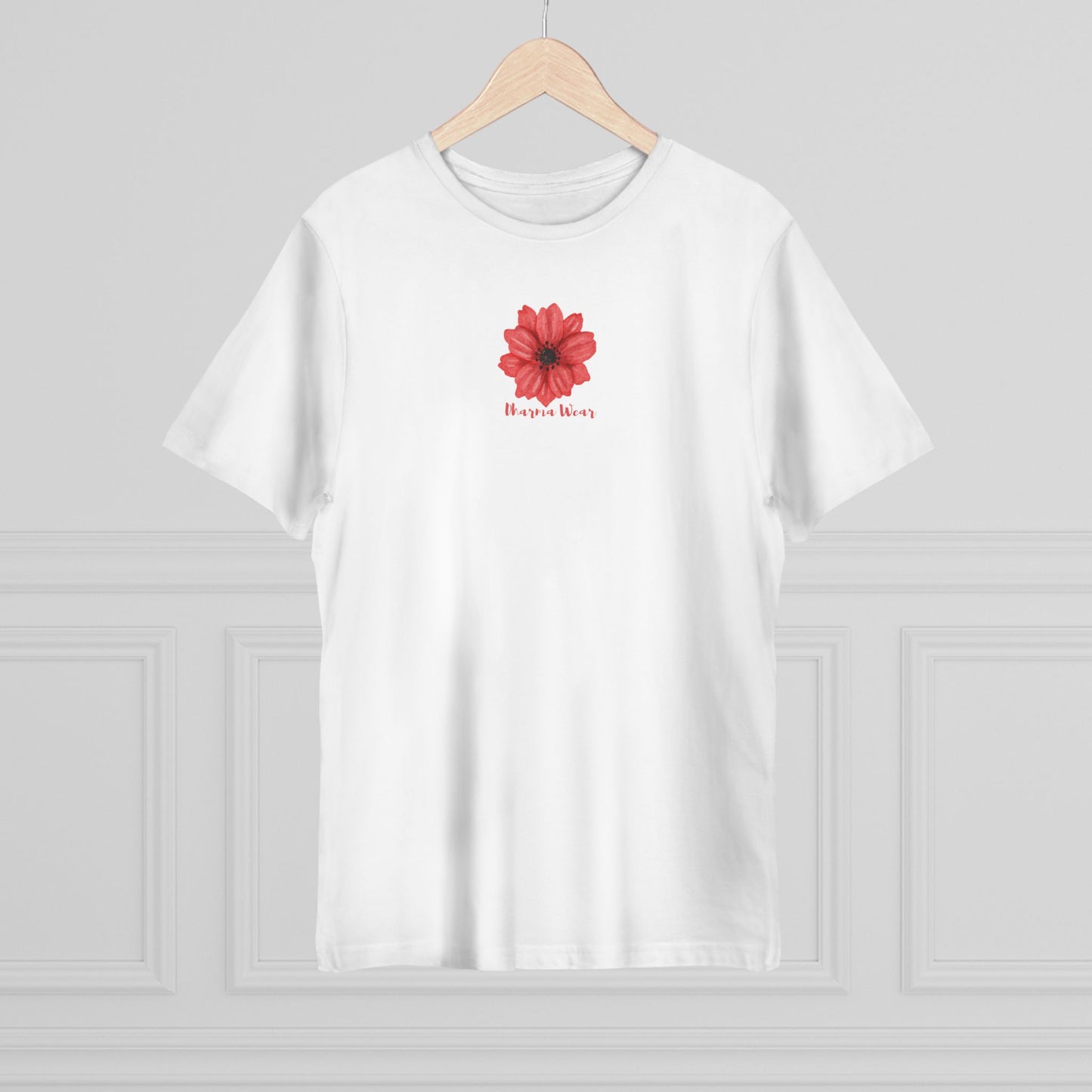 Buttercup Pink Flower Print T-shirt White, Women
