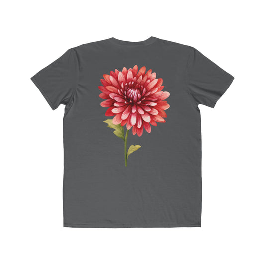 Flower Stem Tee Charcoal, Mens