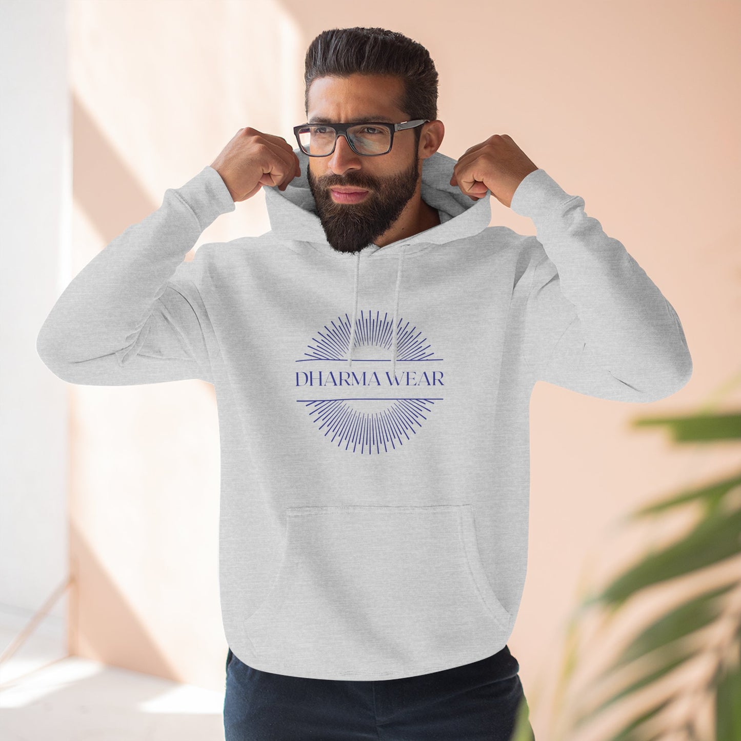Yoga Atha Sweatshirt Fleece Hoodie, Men