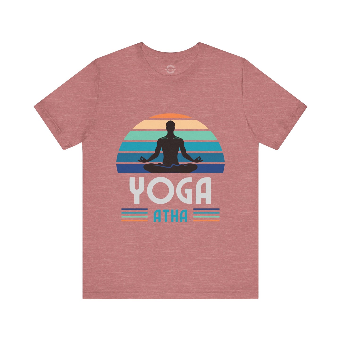 Yoga Atha Cotton T-Shirt Heather Mauve, Men