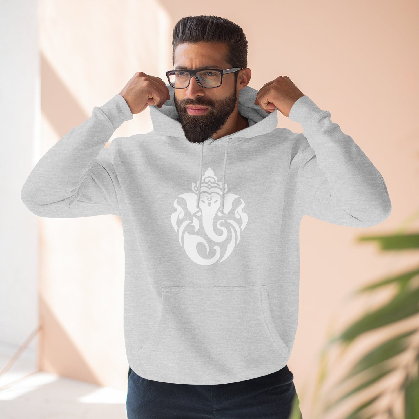 Ganesha Sweatshirt Fleece Hoodie, Men