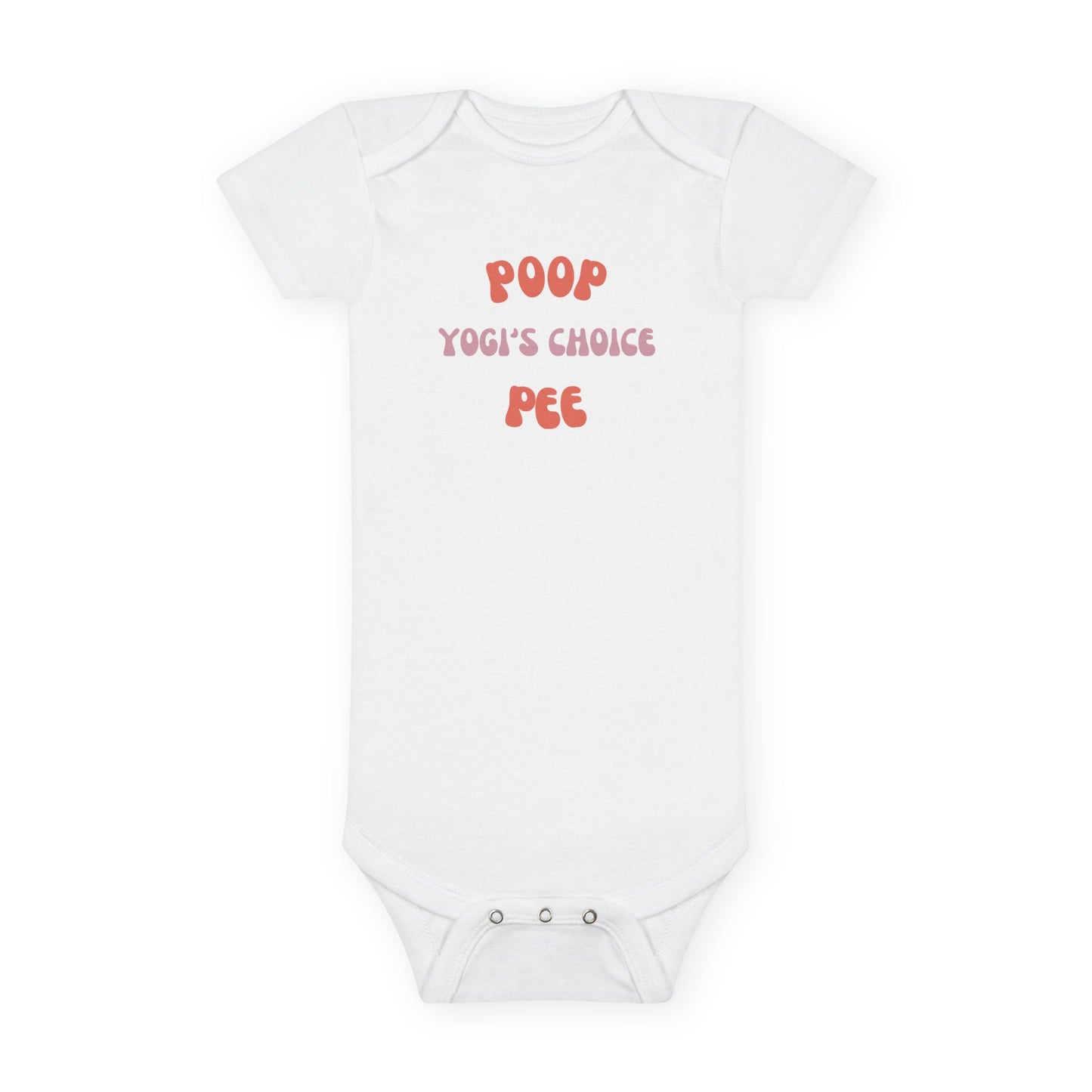 Baby Yogi's Choice Short Sleeve Organic Cotton Bodysuit