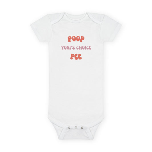 Baby Yogi's Choice Short Sleeve Organic Cotton Bodysuit