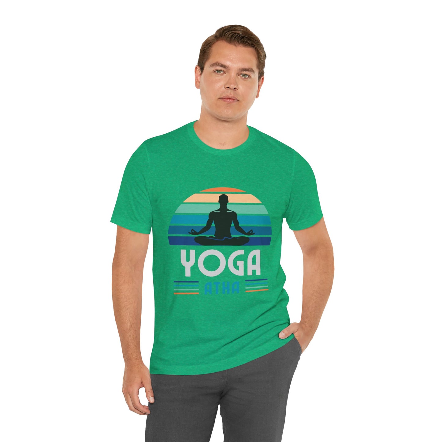 Yoga Atha Cotton T-Shirt Maroon, Men